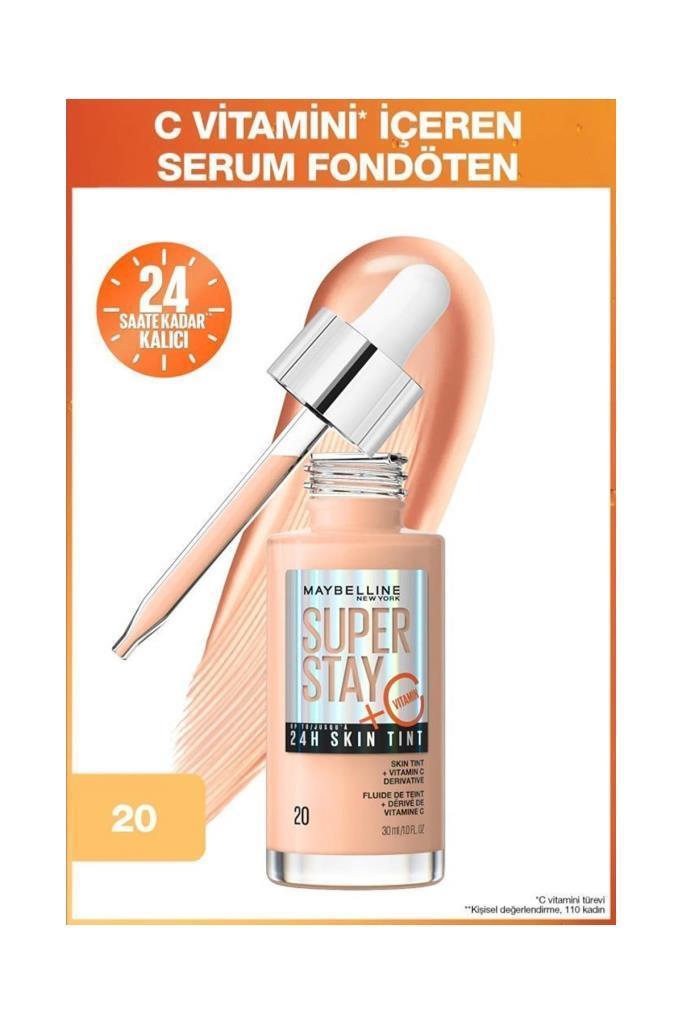 Maybelline New York Super Stay 24H Skin Tint 20 Fondöten