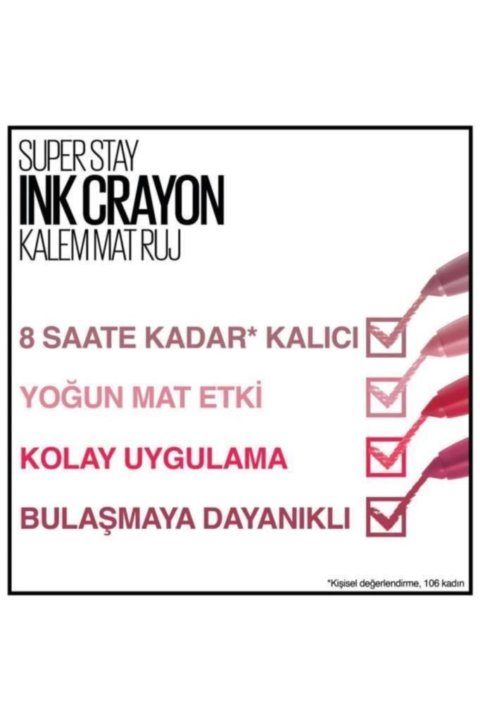 Maybelline New York Super Stay Ink Crayon 10 Trust Your Gut Ruj
