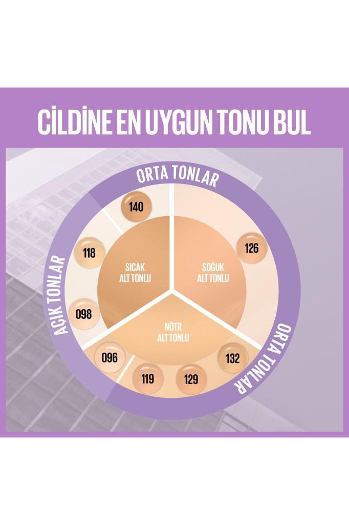 Maybelline New York Super Stay Lumi Matte 98 Fondöten 