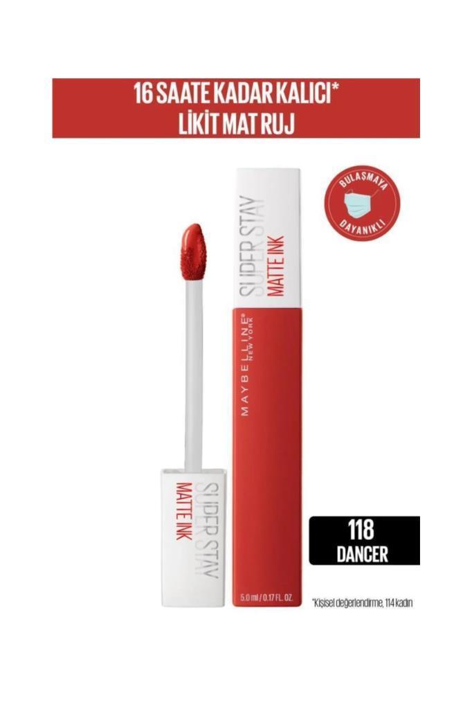 Maybelline New York Super Stay Matte Ink 118 Dancer Ruj