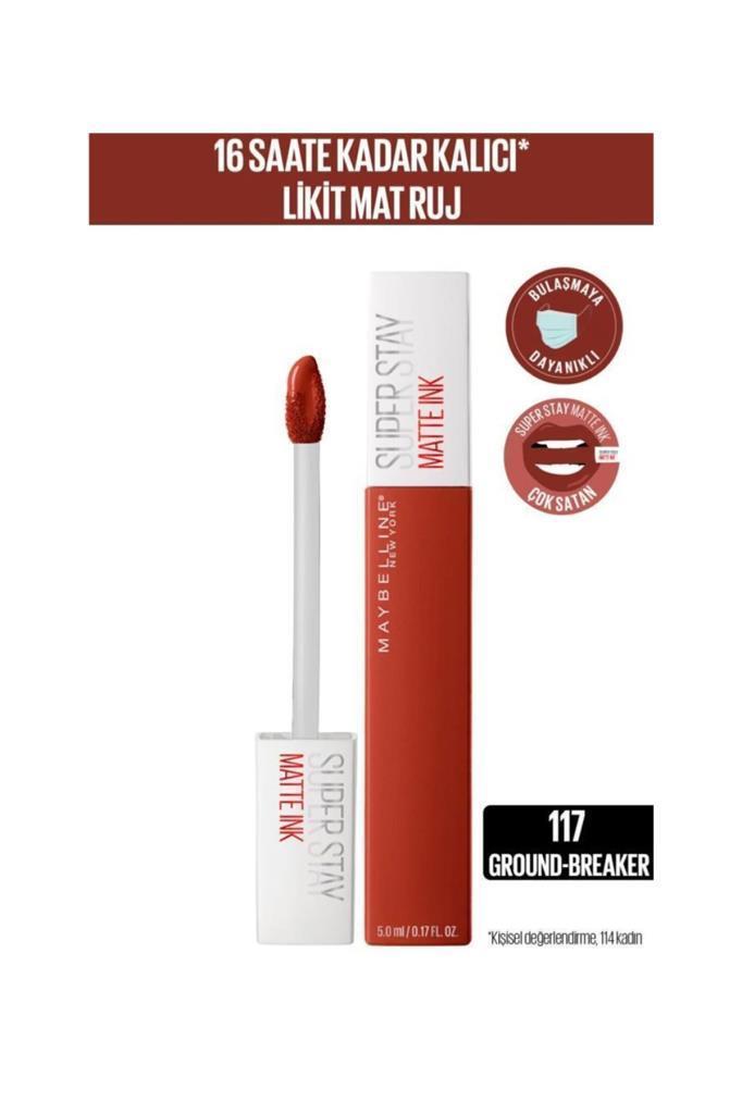 Maybelline New York Super Stay Matte Ink 117 Ground-Breaker Ruj