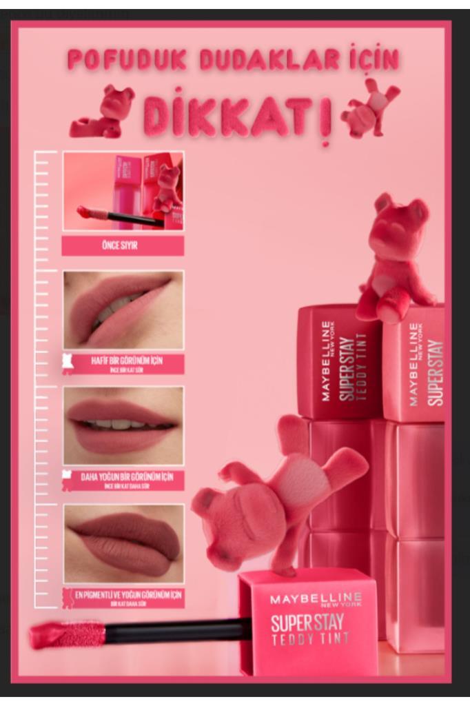 Maybelline New York Super Stay Teddy Tint 40 Petalcore