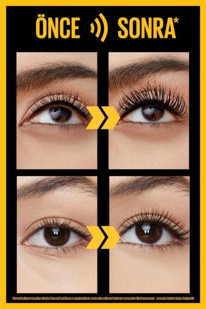 Maybelline New York The Colossal Curl Bounce 01 Very Black Maskara