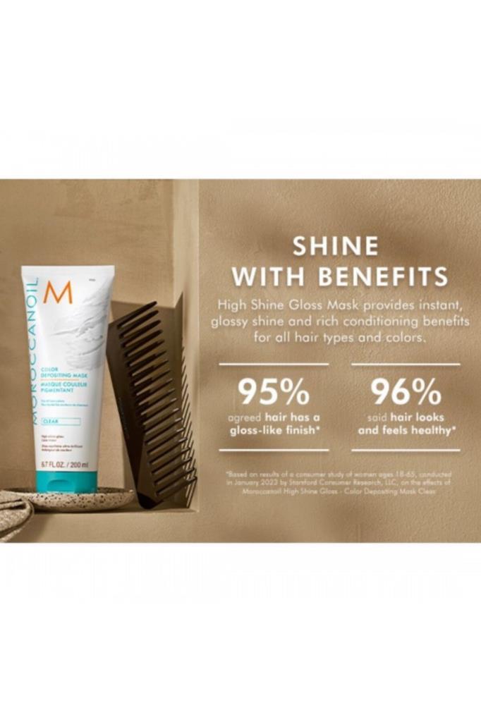 Moroccanoil Color Depositing Mask Clear Pastelleştirici ve Parlaklık Maskesi 200 ml
