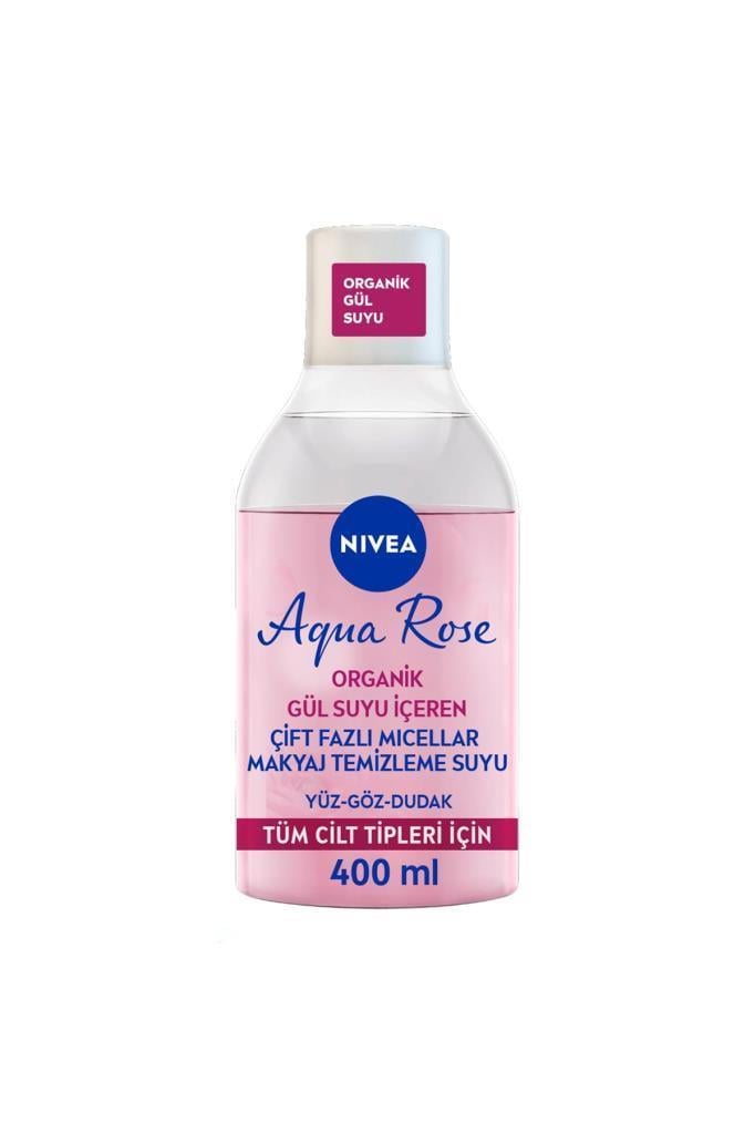 Nivea Aqua Rose Micellar Gül Suyu Makyaj Temizleme Suyu 400 ml