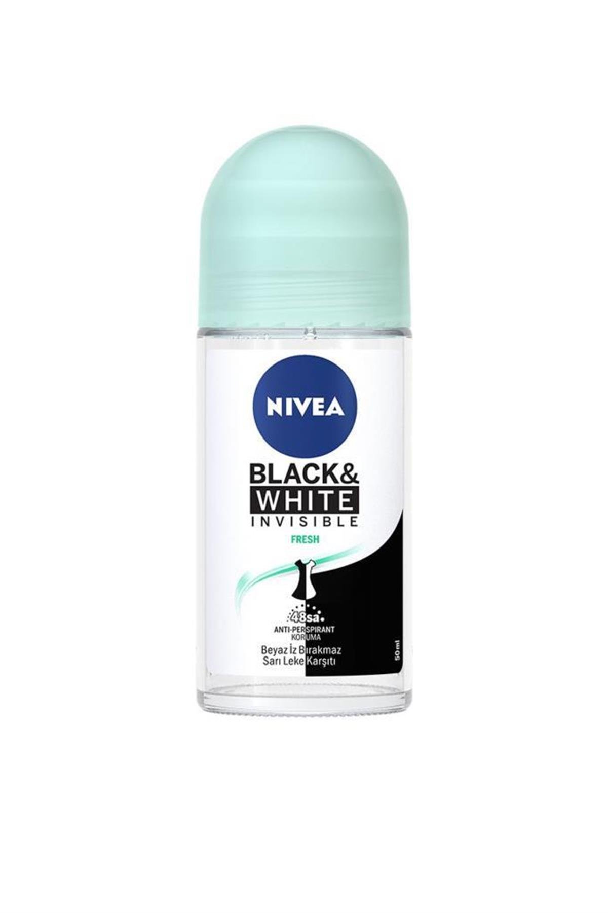 Nivea Black & White Fresh Roll On Deodorant 50 ml