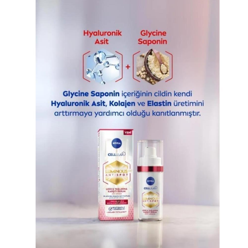 Nivea Luminious630 Antispot Leke Ve Yaşlanma Karşıtı Serum 30 ml 