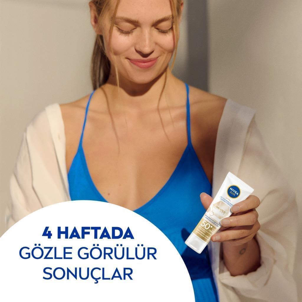 Nivea Luminous630 Leke Karşıtı SPF50 Güneş Koruyucu Yüz Kremi 40 ml