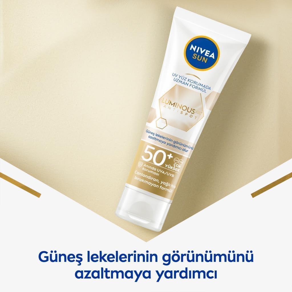 Nivea Luminous630 Leke Karşıtı SPF50 Güneş Koruyucu Yüz Kremi 40 ml