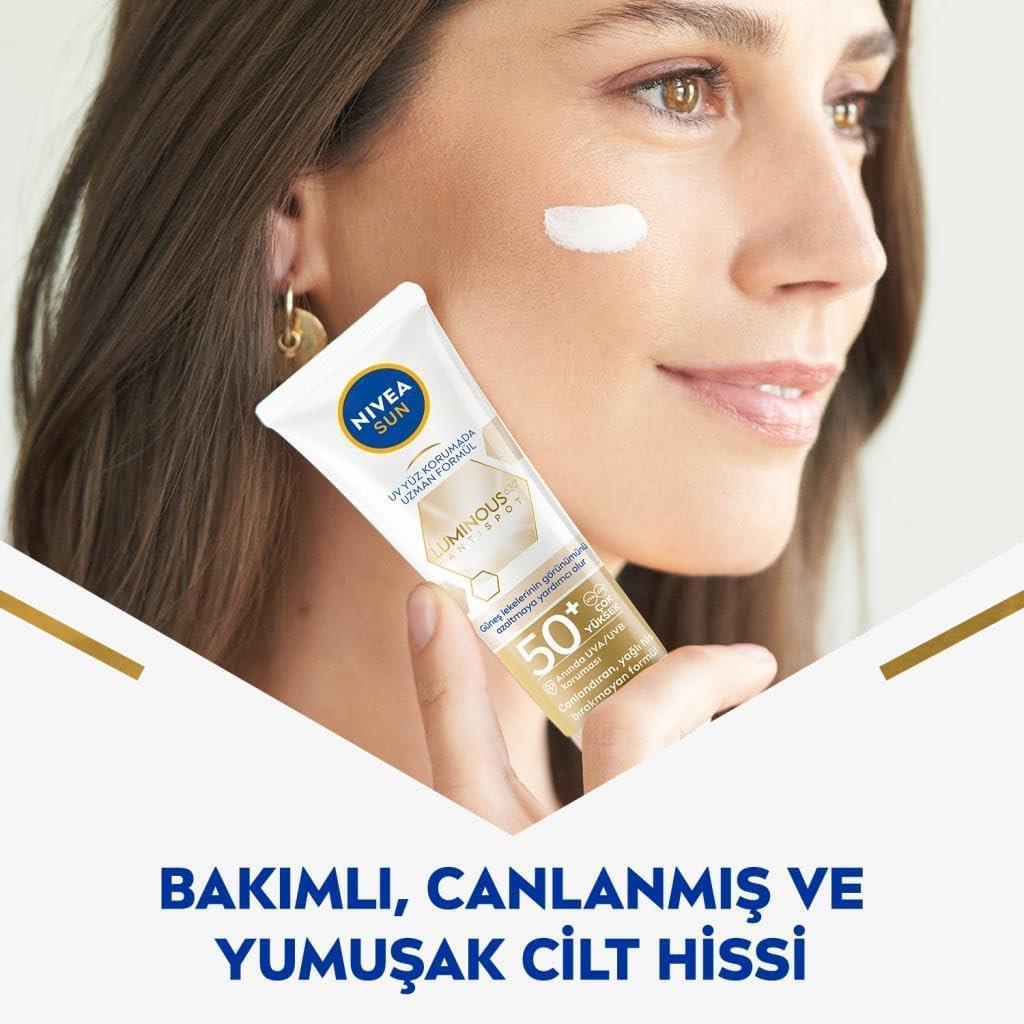 Nivea Luminous630 Leke Karşıtı SPF50 Güneş Koruyucu Yüz Kremi 40 ml