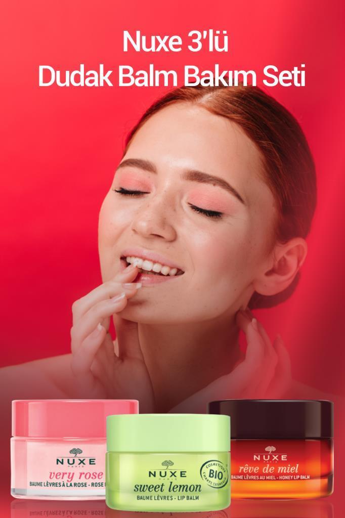 Nuxe Dudak Balm 15 Gr Bakım Seti 