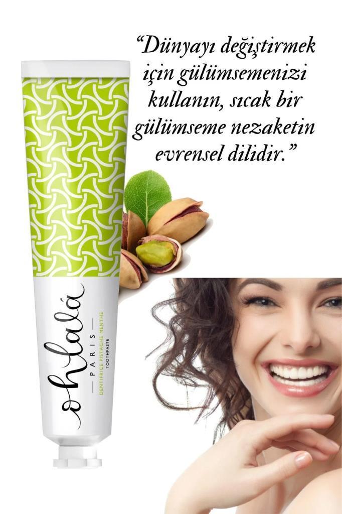 Ohlala Pistachio Mint Antep Fıstığı-Nane Diş Macunu 75 ml