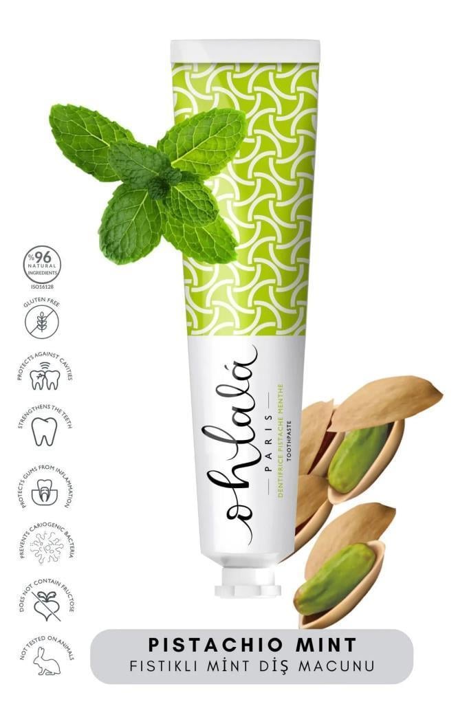 Ohlala Pistachio Mint Antep Fıstığı-Nane Diş Macunu 75 ml