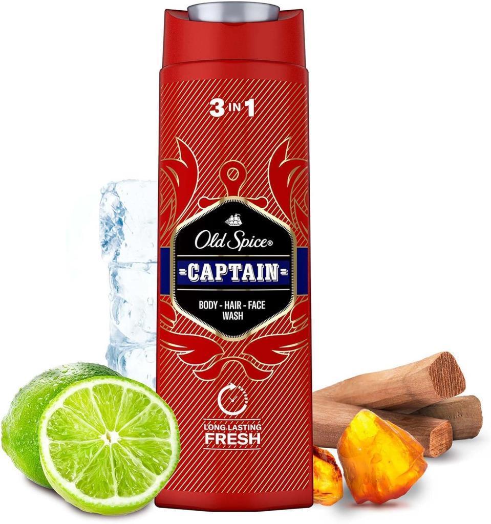 Old Spice Captain 3ın1 Duş Jeli Şampuan 400 ml