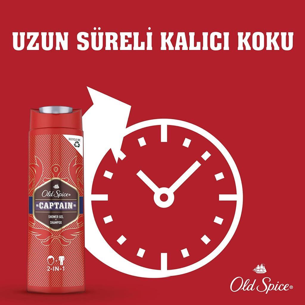 Old Spice Captain Shower 50 ml Duş Jeli+Şampuan
