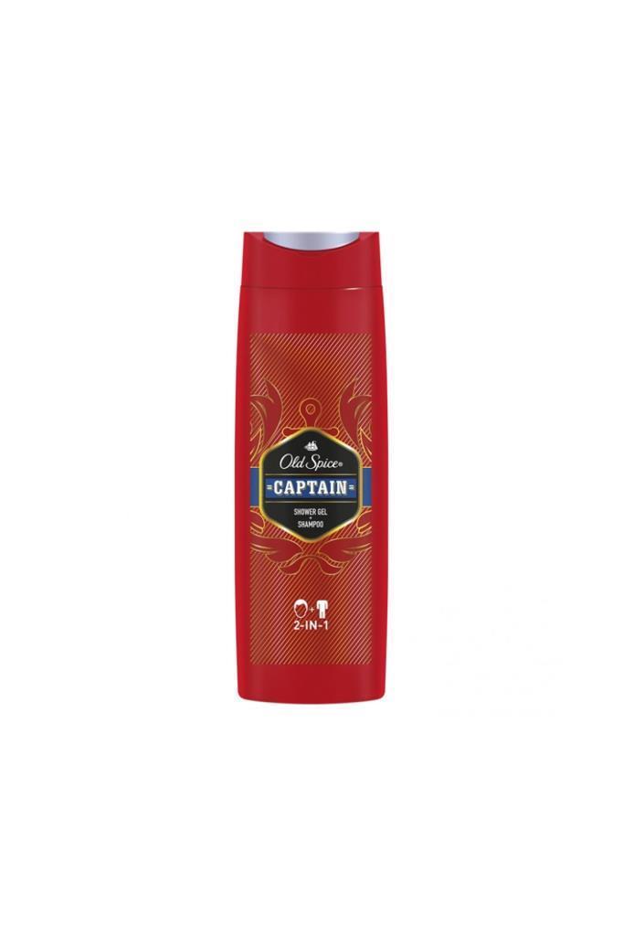 Old Spice Captain Shower Jel+Shampoo 400 ML