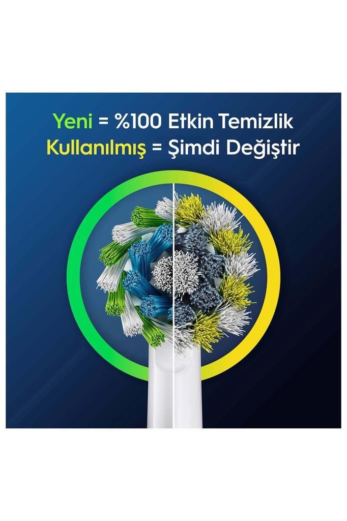 Oral-B Cross Action X-Filament Şarjlı Diş Fırçası Yedek Başlığı 4 Adet