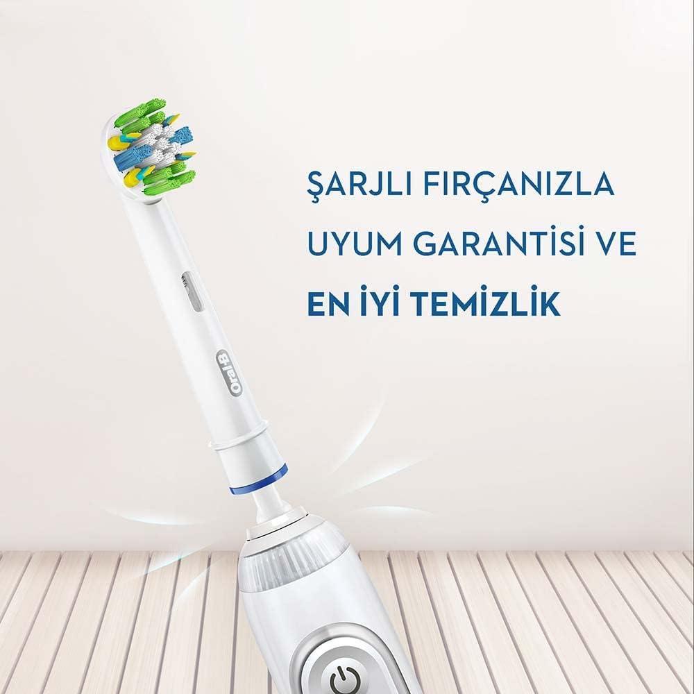 Oral-B Floss Action Teknolojili 4 Yedek Diş Fırça Başlığı 
