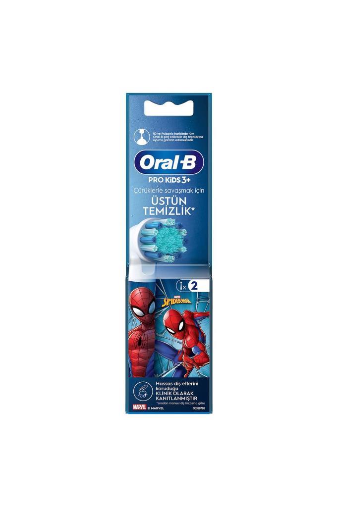 Oral-B Şarjlı Diş Fırçası Yedek Başlığı Spiderman 2 adet ürün