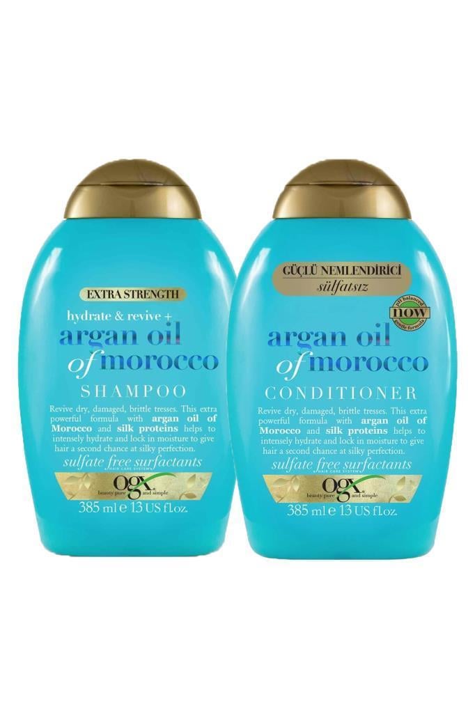 Organix Argan Oil Of Morocco Şampuan 385 ml + Saç Kremi 385 ml