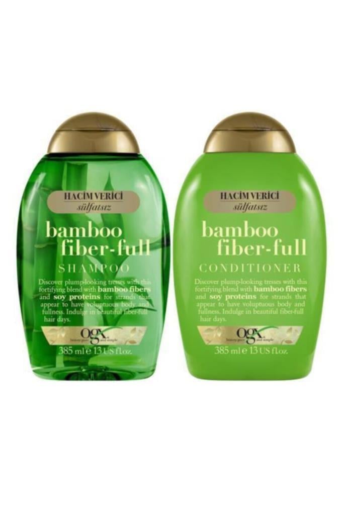Organix Bamboo Fiber Full Şampuan 385 ml + Saç Kremi 385 ml