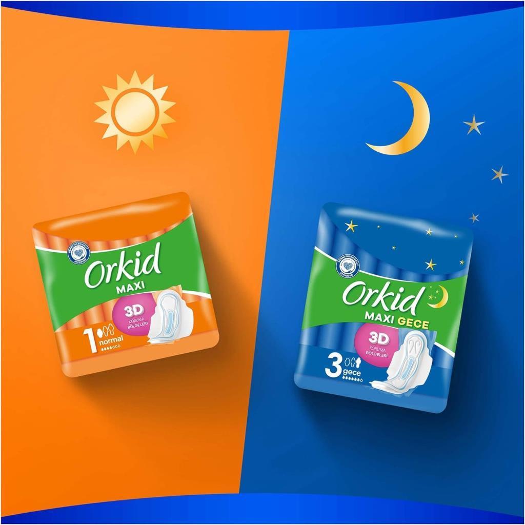 Orkid Maxi Normal Tekli Paket 10 LU Hijyenik Ped 