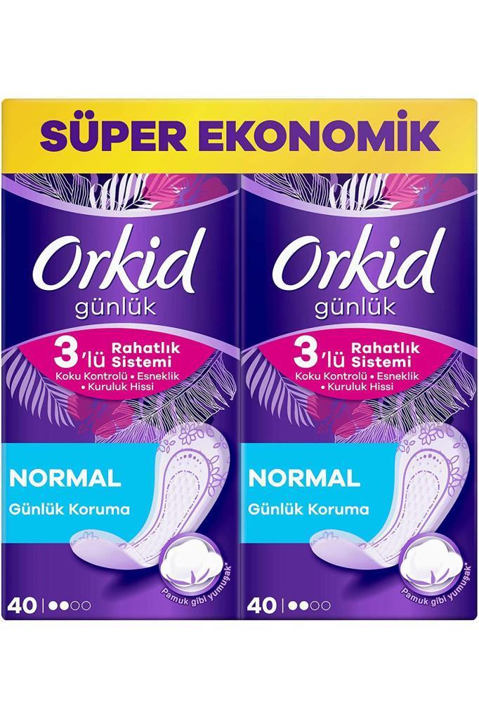 Orkid Normal Günlük Korma Rahatlık 80 Adet Hijyenik Ped 