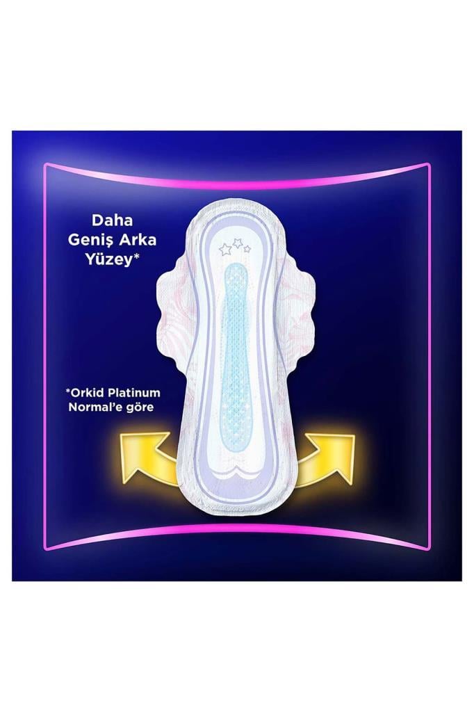 Orkid Platinum Gece Ekstra (BOY 4) 10 Adet Hijyenik Ped