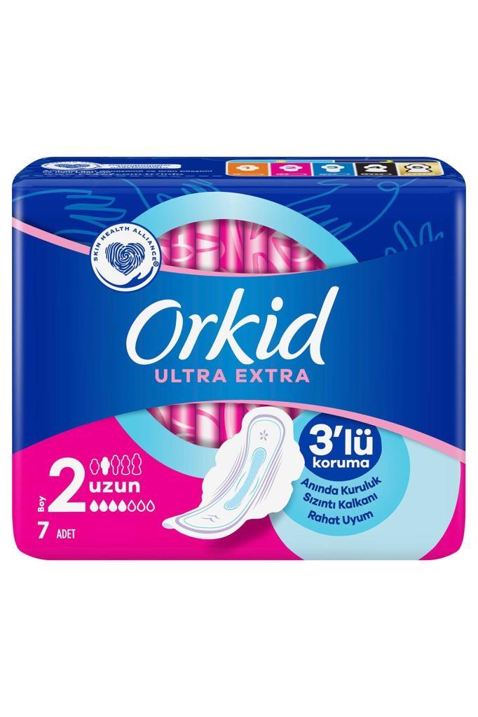 Orkid Ultra Extra 3lü Koruma 7 Adet Kadın Hijyenik Ped