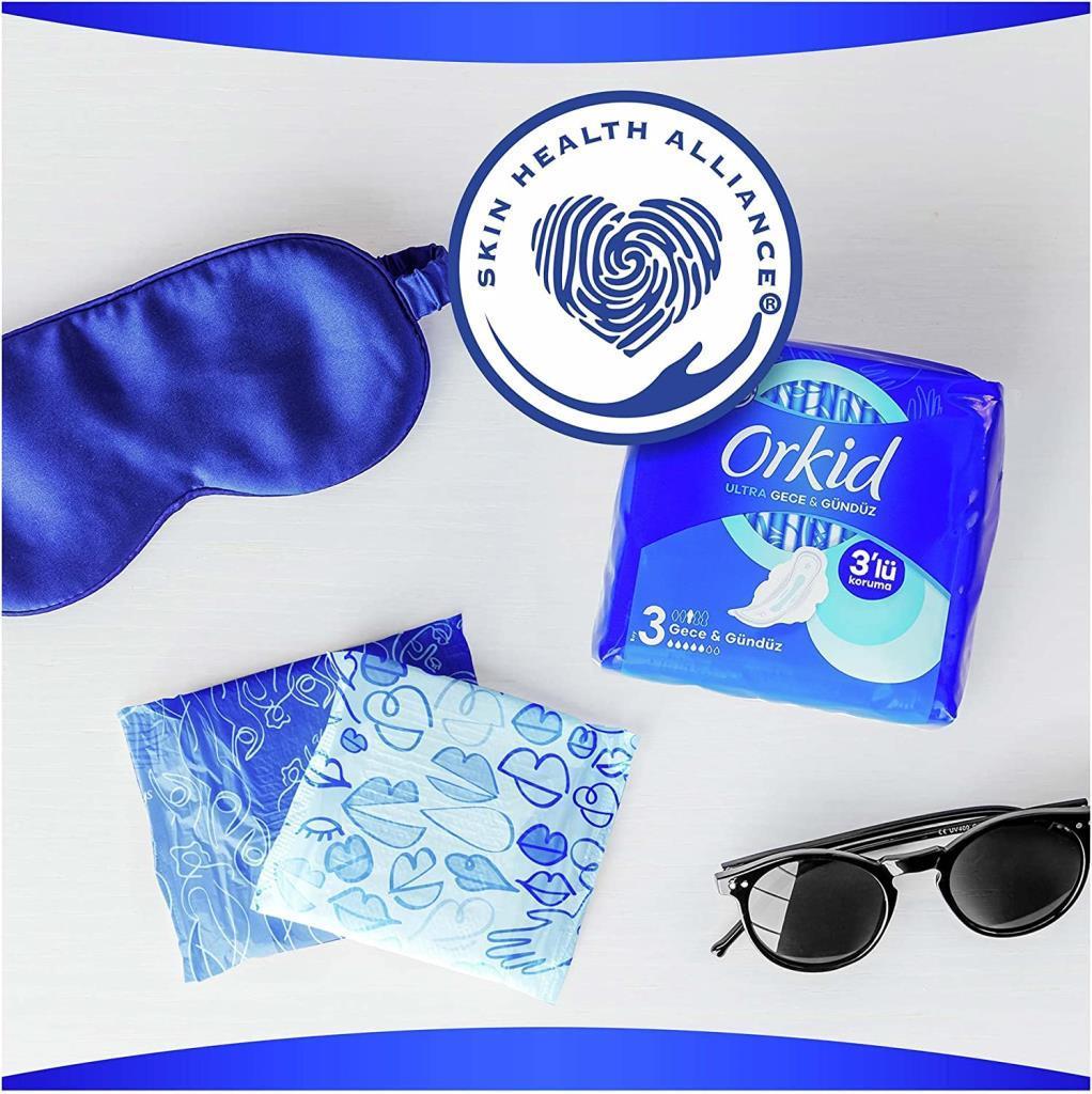 Orkid Ultra Extra Koruma Gece&Gündüz 18 Adet Hijyenik Ped 