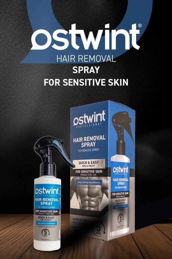 Ostwint Hassas Cilter İçin Erkek Tüy Dökücü Sprey 150 ML