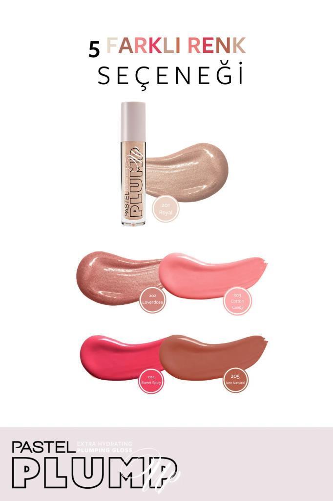 Pastel Plump Up Extra Hydrating Gloss 201 Royal