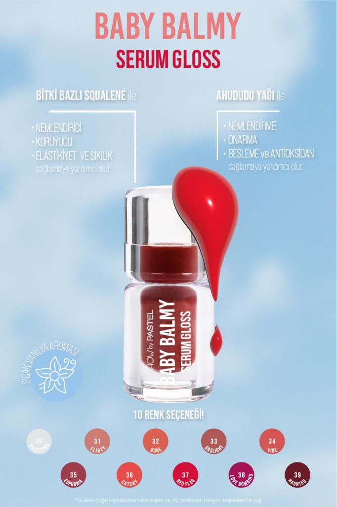 Pastel Show By Baby Balm Serum Gloss 37 Red Flag Dudak Parlatıcısı