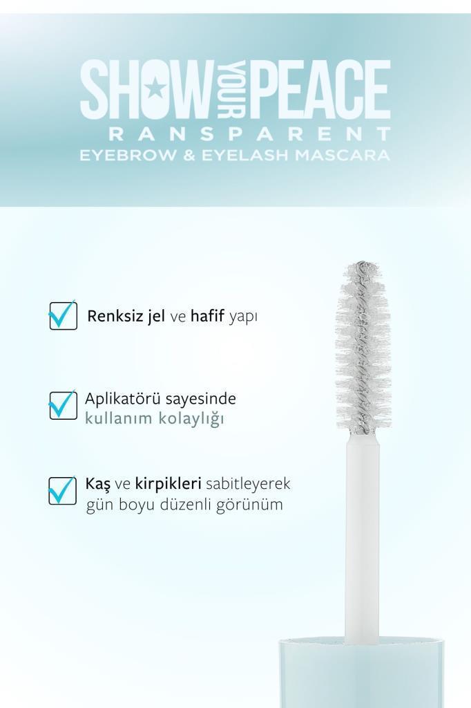 Pastel Show Your Peace Transparan Kaş Ve Kirpik Maskarası