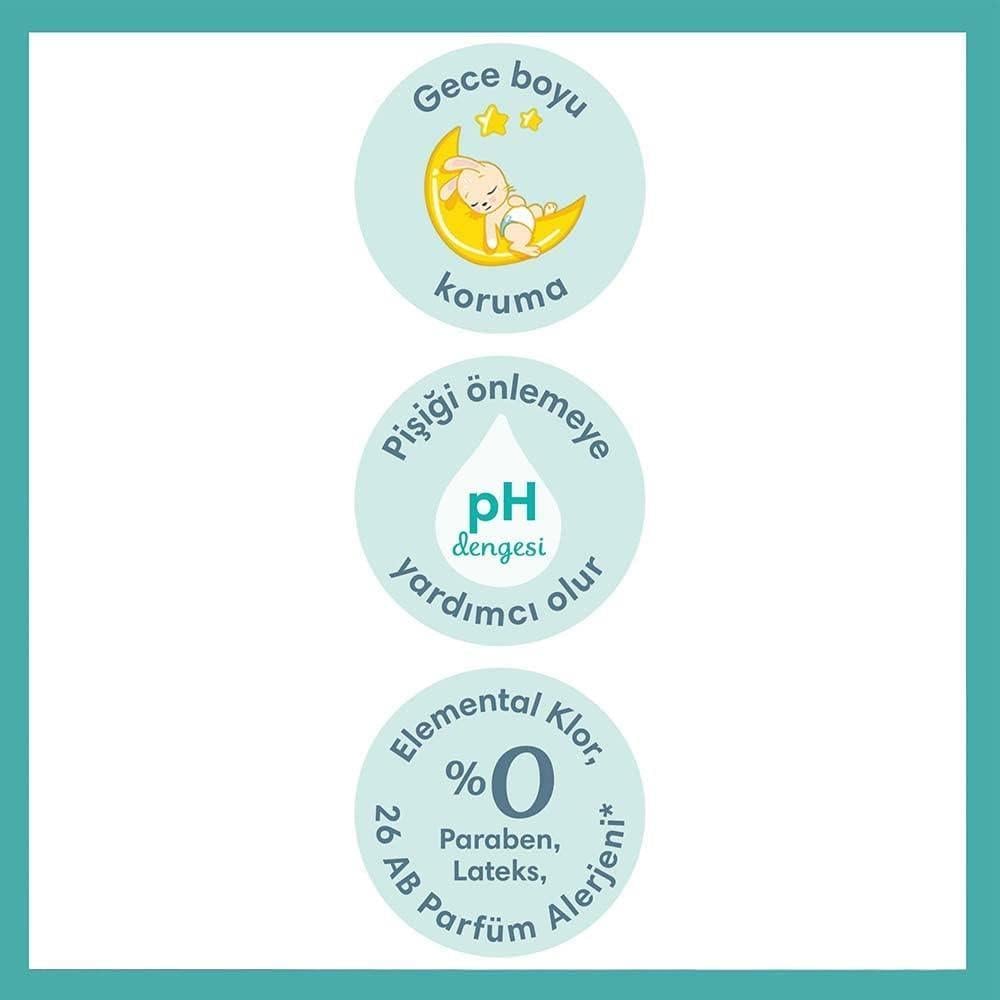 Prima Aktif Bebek 7 Beden 48 Adet XXL Bebek Bezi