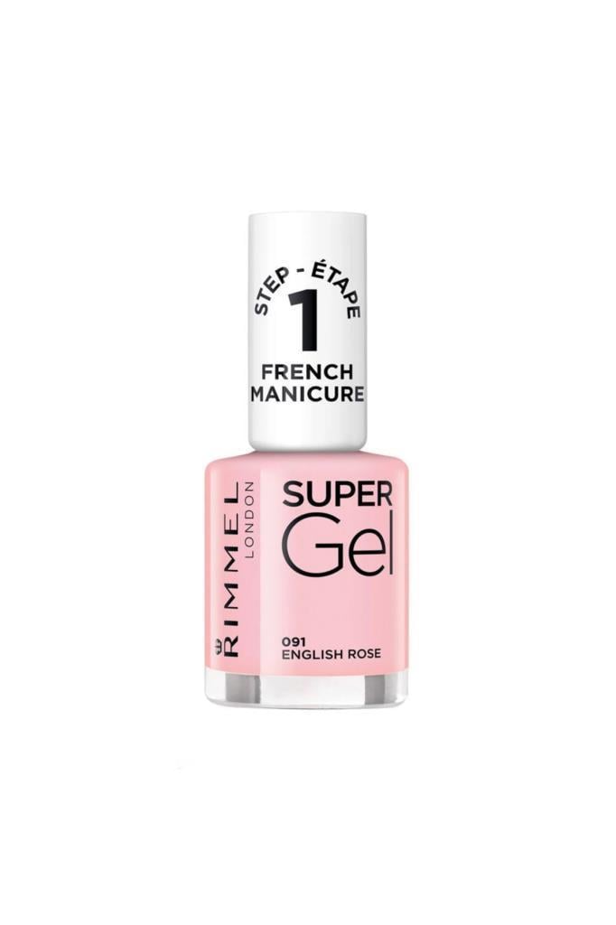 Rimmel London Super Gel French Manicure 091 English Rose Oje