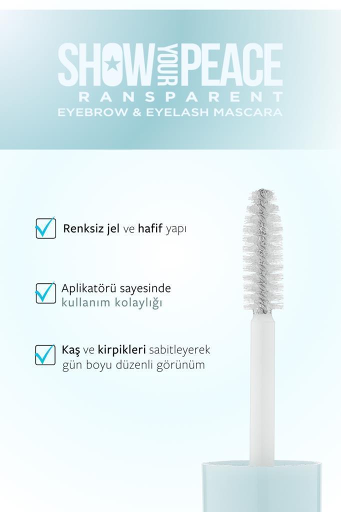 Show By Pastel Dudak Parlatıcısı&Transparan Kaş ve Kirpik Maskarası