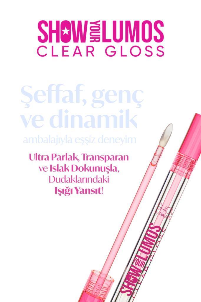 Show By Pastel Dudak Parlatıcısı&Transparan Kaş ve Kirpik Maskarası