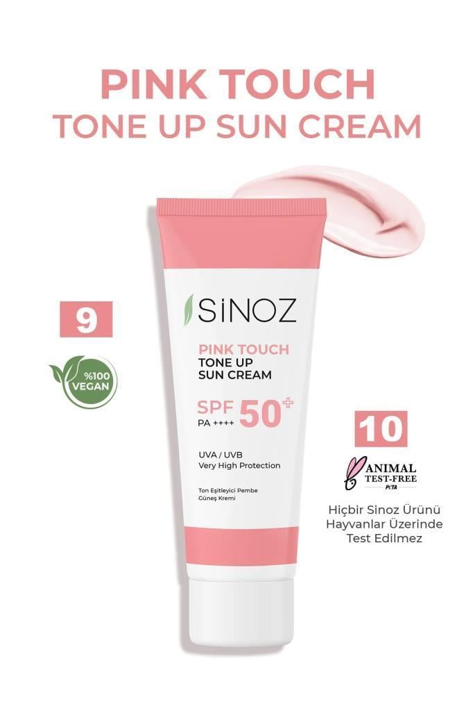 Sinoz Pink Touch Tone Up SPF50 PA+ Sun Cream 50 ML
