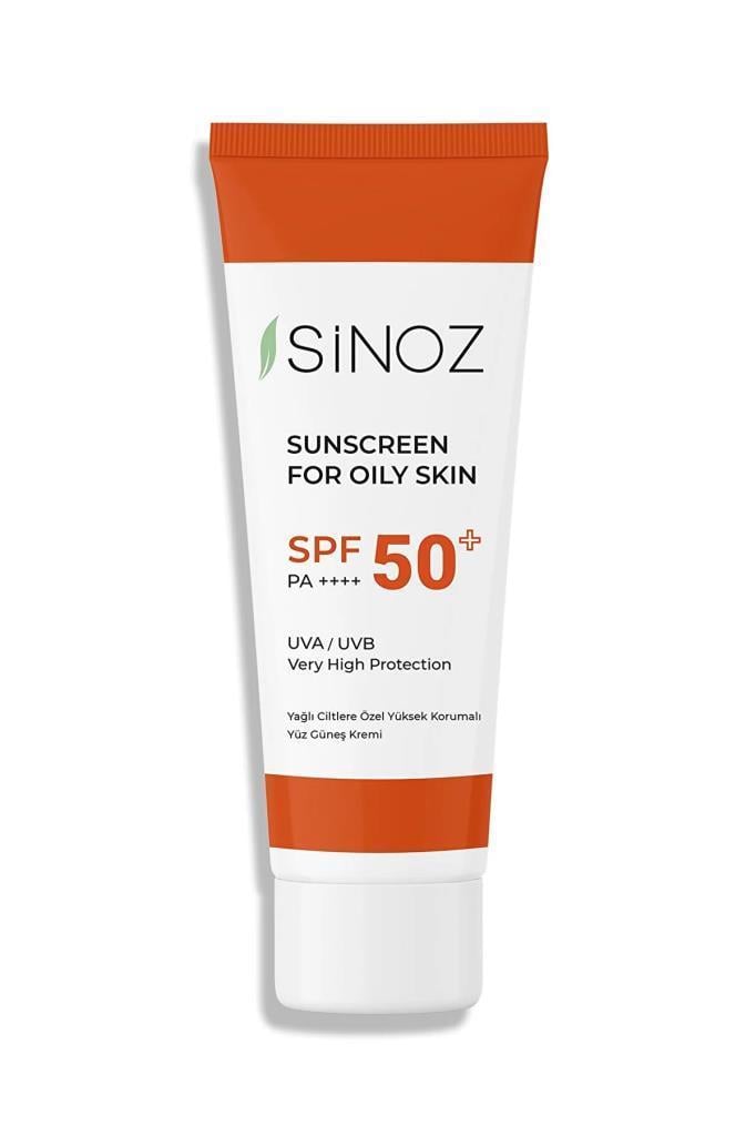 Sinoz SunScreen SPF50 PA+ Yağlı Ciltlere Özel Güneş Yüz Kremi
