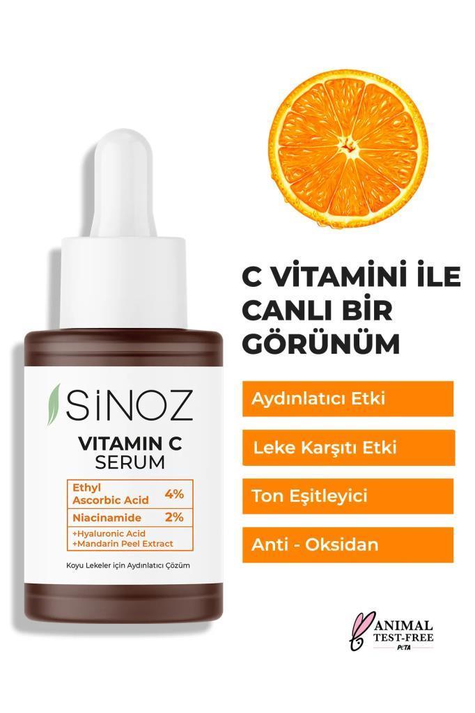 Sinoz Vitamin C Serum 30 ml Yüz Bakım Serumu