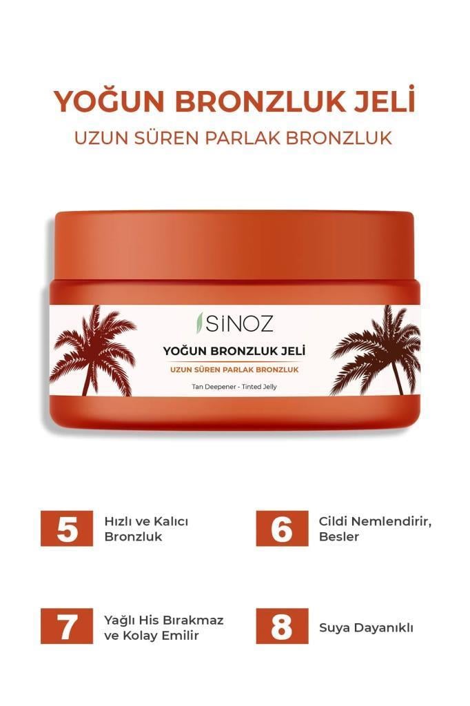 Sinoz Yoğun Bronzlaştırıcı Jel 200 ml