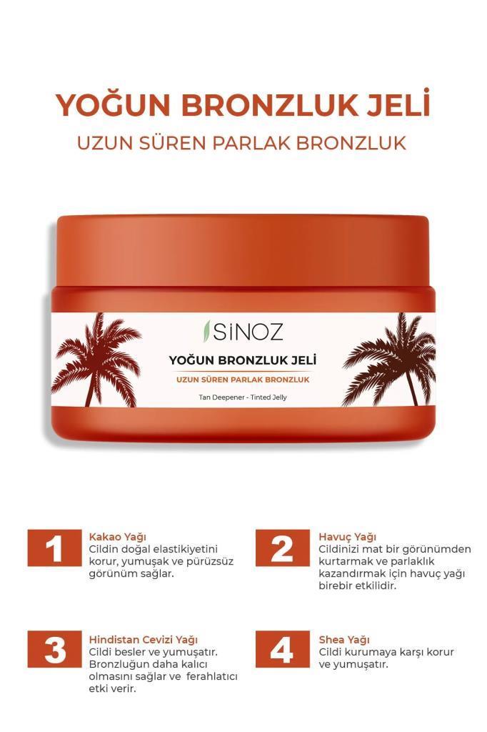 Sinoz Yoğun Bronzlaştırıcı Jel 200 ml