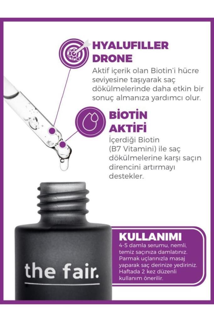 The Fair Drone-targeted Biotin Dökülme Önleyici Saç Serumu 50ml