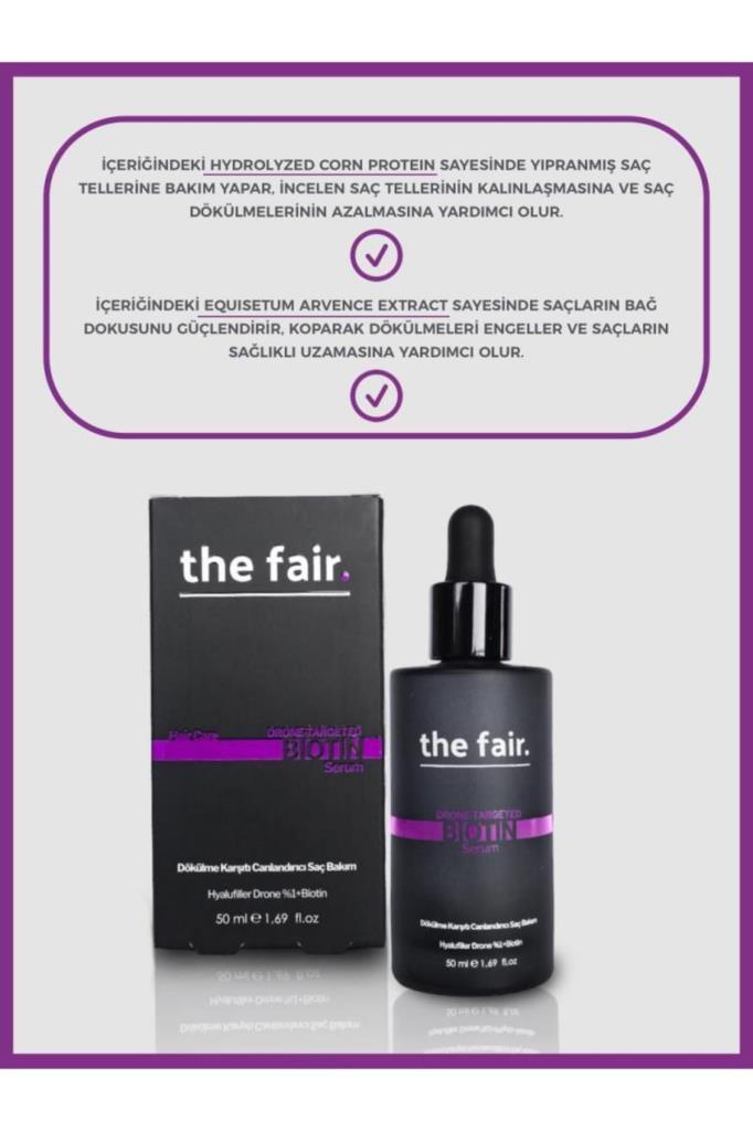 The Fair Drone-targeted Biotin Dökülme Önleyici Saç Serumu 50ml