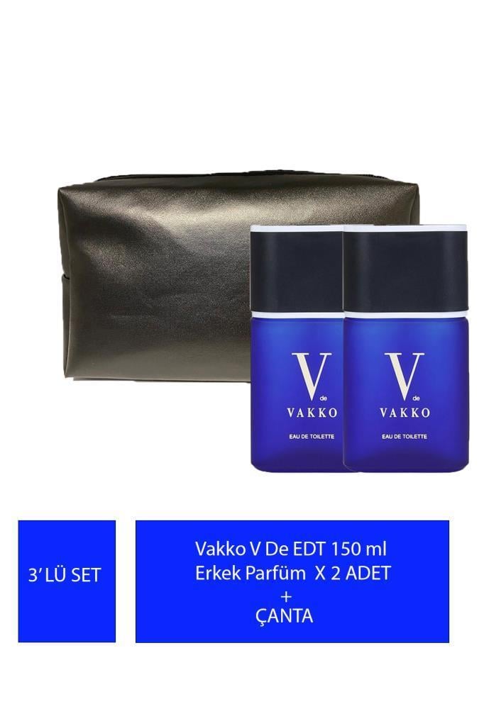 Vakko V De EDT 150 ml Erkek Parfüm Seti