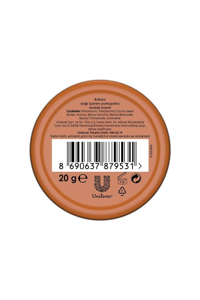 Vaseline Lip Therapy Yumuşatıcı Dudak Kremi Kakao Yağı 20 G