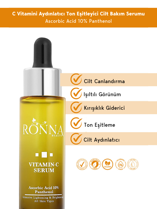 Ronna Beauty Göz Çevresi Aydınlatıcı Ve Renk Tonu Eşitleyici Cilt Bakım Seti