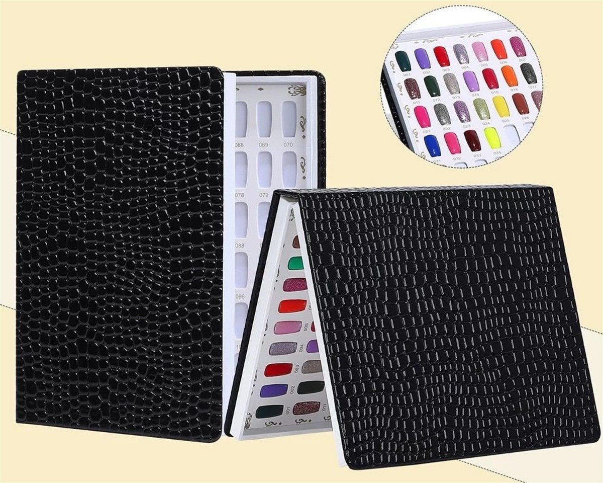 ELLEA NAİL 216 'RENK ALAN KİTAP KATALOG KARTELA & 240 RENK KATALOG RENK  TIRNAĞI 
