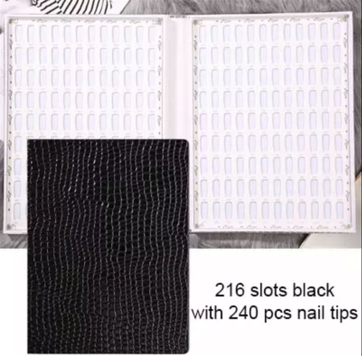 ELLEA NAİL 216 'RENK ALAN KİTAP KATALOG KARTELA & 240 RENK KATALOG RENK  TIRNAĞI 
